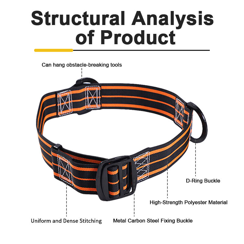 Fire safety belt - Firefighter safety rescue protective belt
