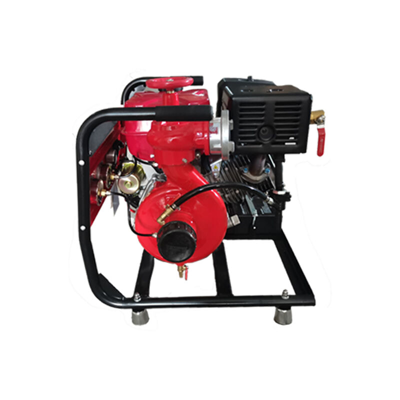Gasoline Fire Pump 11HP Manual / Electric Start 516L/min Flow Rate Portable Water Pump For Firefighting Irrigation