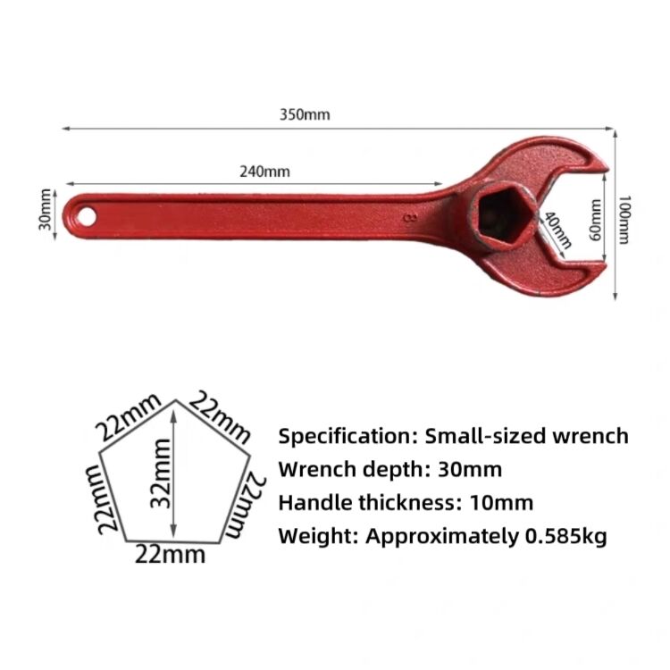 The Manufacturer Produces Thickened and Strengthened Cast Iron Fire Wrenches.
