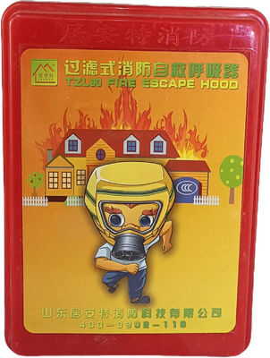 Mặt nạ khí Mặt nạ thoát hiểm cháy Mặt nạ cứu hỏa khẩn cấp tại nhà Mặt nạ máy thở tự cứu 30 phút
