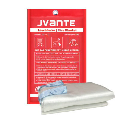 0.75kg Áo vải thủy tinh chăn cháy 1.2 * 1.2 để chống cháy hiệu quả