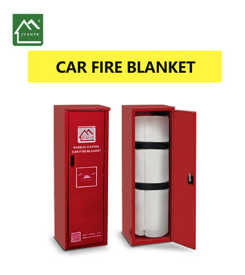 Chăn chữa cháy màu trắng 550 ° C Nhiệt độ Bảo vệ lâu dài cho an toàn xe hơi