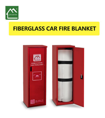 Chăn chữa cháy màu trắng 550 ° C Nhiệt độ Bảo vệ lâu dài cho an toàn xe hơi