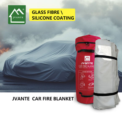 600g / M2 Áo xám ô tô chống cháy chăn, đa chức năng chống cháy6 * 8m