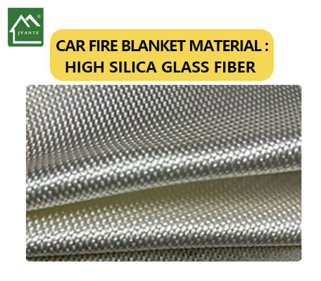 Áo bọc cháy khẩn cấp xe ô tô High Silica Glass Fiber Custom