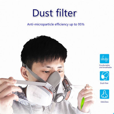 Mặt nạ khí nửa mặt KN95 tái sử dụng Khí hấp bụi với lọc không khí