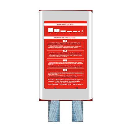 Hộp chăn cháy sợi thủy tinh 1,2m * 1,2m Màu: trắng Blue ribbon Vật liệu sợi thủy tinh